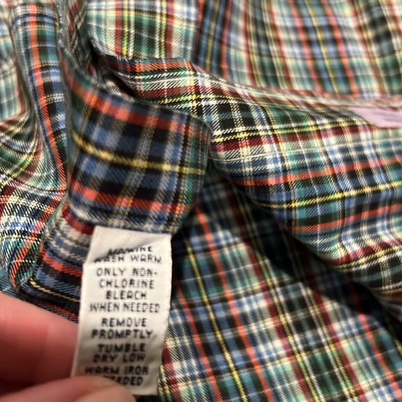 Polo Ralph Lauren Custom Fit LS Men’s Button Down Plaid Shirt Large - Picture 5 of 8